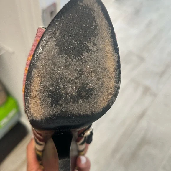 Burberry Multicolor Lace-Up Boots - Picture 6 of 8